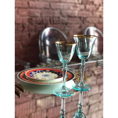 Сет бокалов Хлоэ голубой - изображение 4