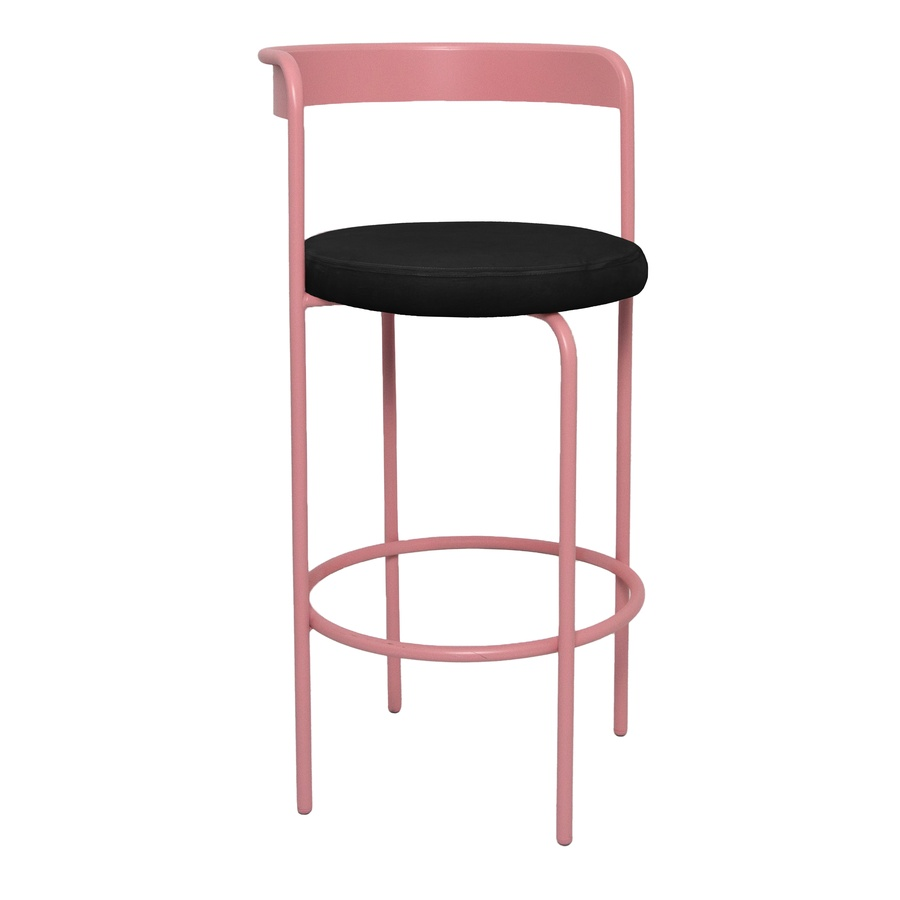 Стул барный Колори, Розовая помада + Черная ночь - Фото миниатюра 1