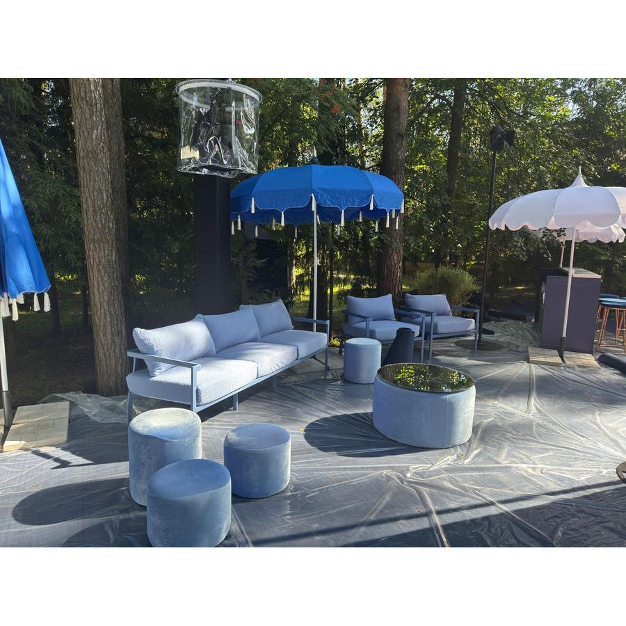 Диван Хагги М, Черничный йогурт + Голубой Тедди - Фото миниатюра 2