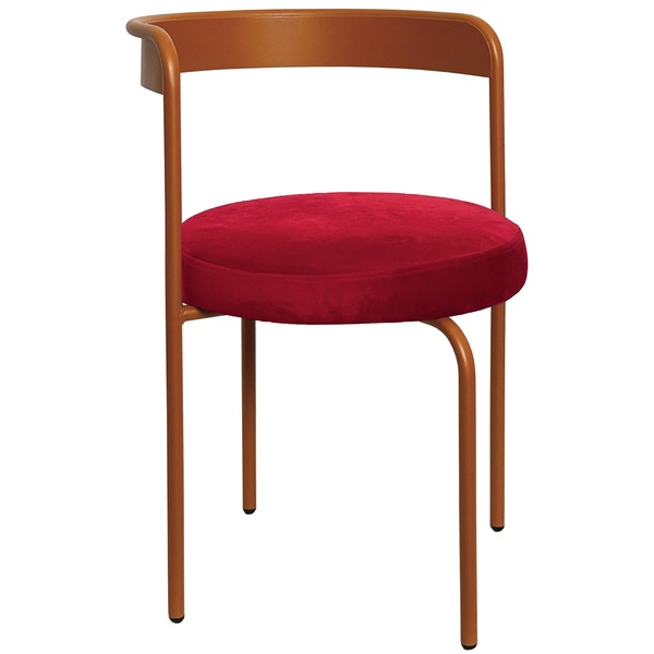 Стул Колори, Тыквенный тарт + Малиново-красный