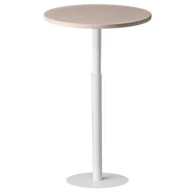 Стол коктейльный Твист Круглый, Рафаэлло + Кремовый бисквит 