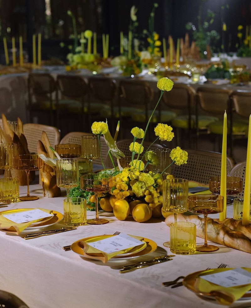 Стакан Сквош Желтые тюльпаны