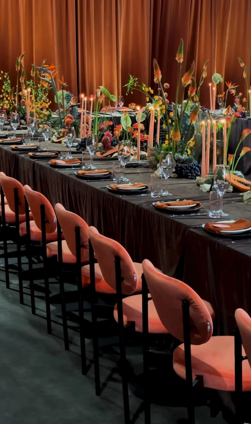 Стул Модерн Черный, Игривый Персик