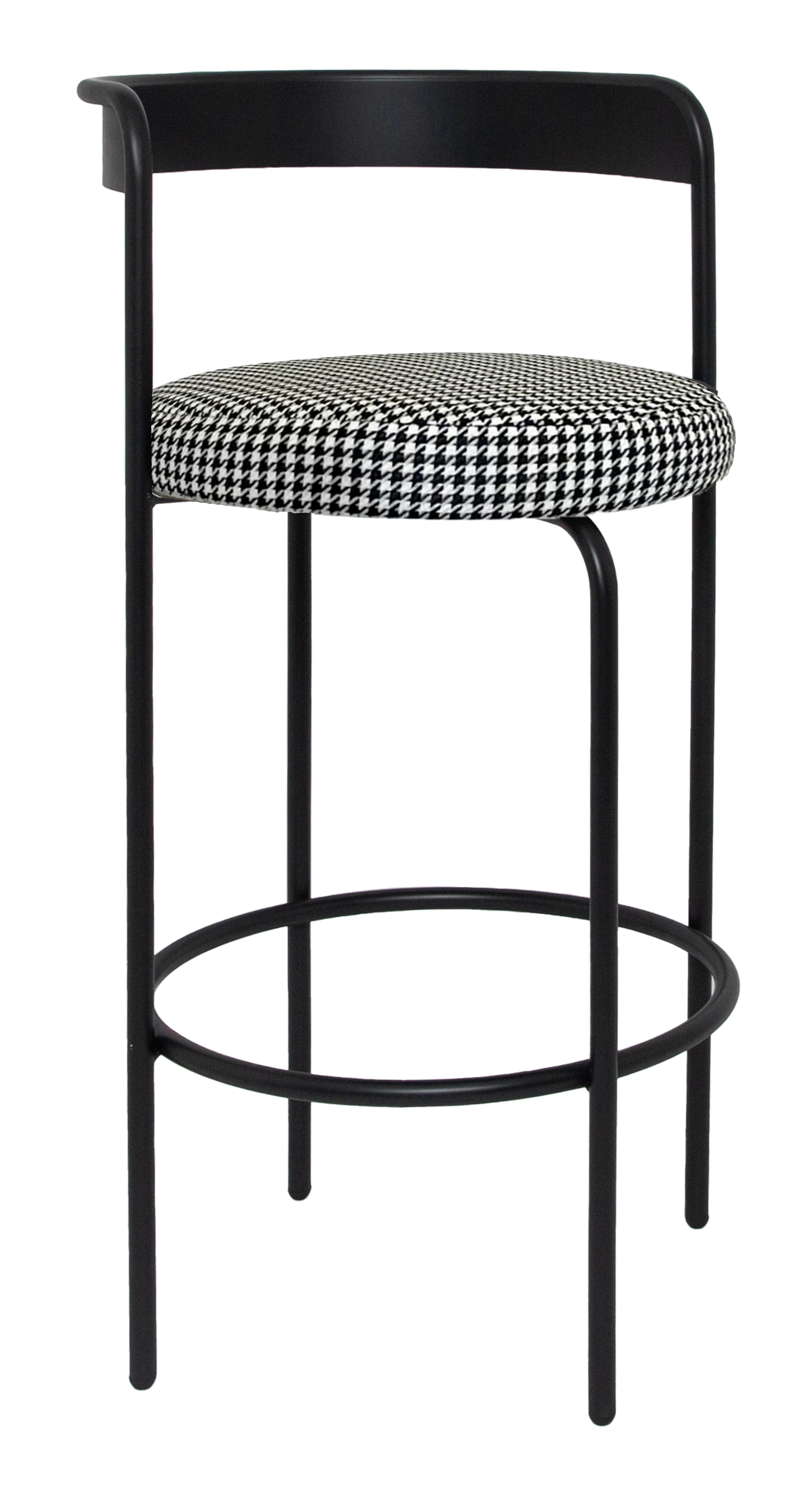 Стул барный Колори, Лакричный леденец + Гусиная лапка