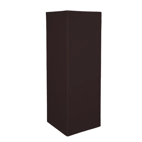 Колонна велюровая, шоко мокка 120см