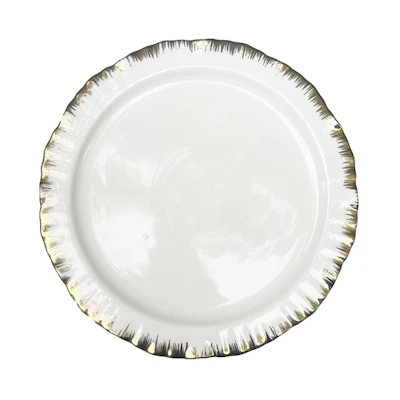Порционная тарелка Подсолнух Золото М