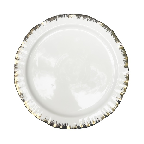 Порционная тарелка Подсолнух Золото М - Фото 1