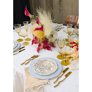 Столовые приборы Сквош Золото, сет 4 предмета - Фото 3