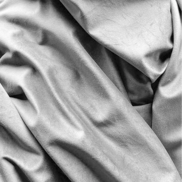 Светло-серый велюр (наотрез от 1 метра)