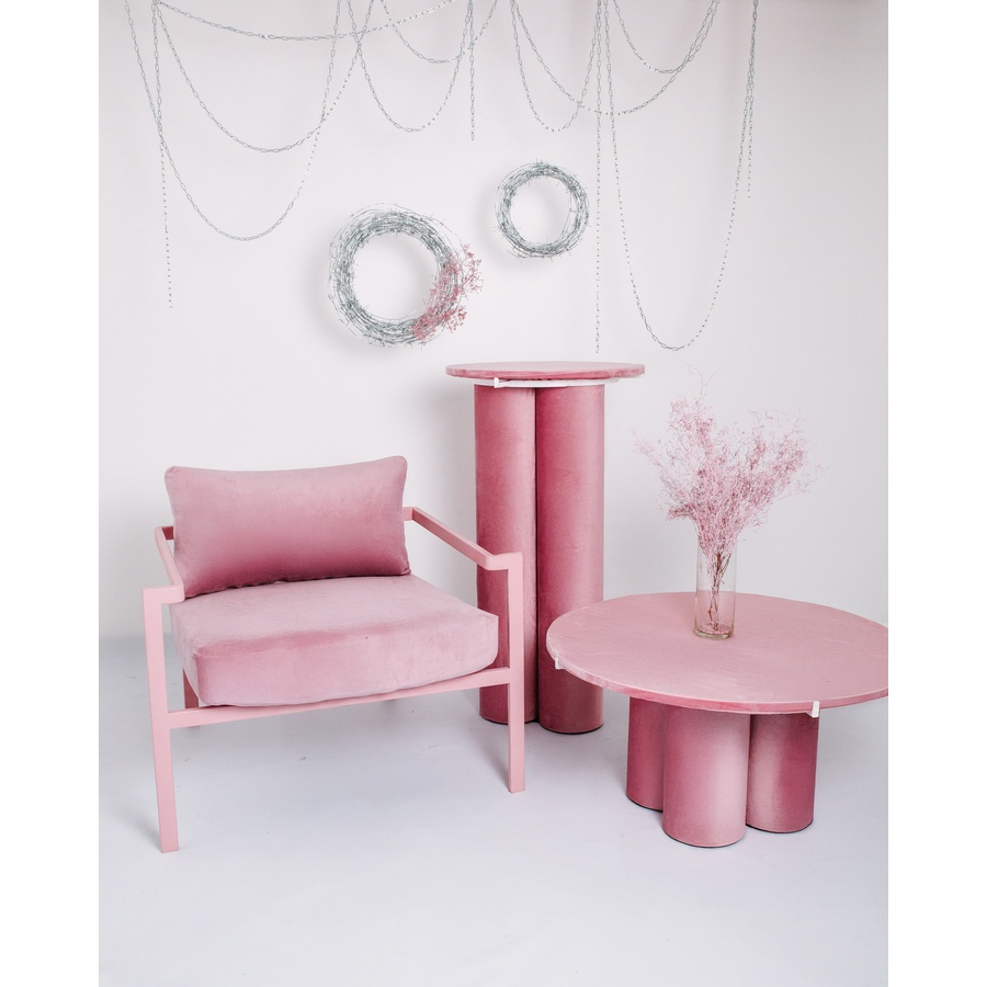 Журнальный столик Сквош, Куколка велюр - Фото миниатюра 4