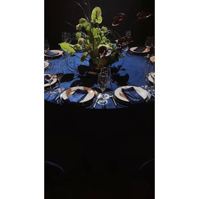 Салфетка велюр, сапфировая - изображение 5