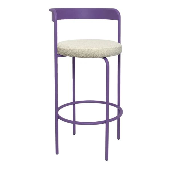 Стул барный Колори, Фиалковое мороженое + Тедди