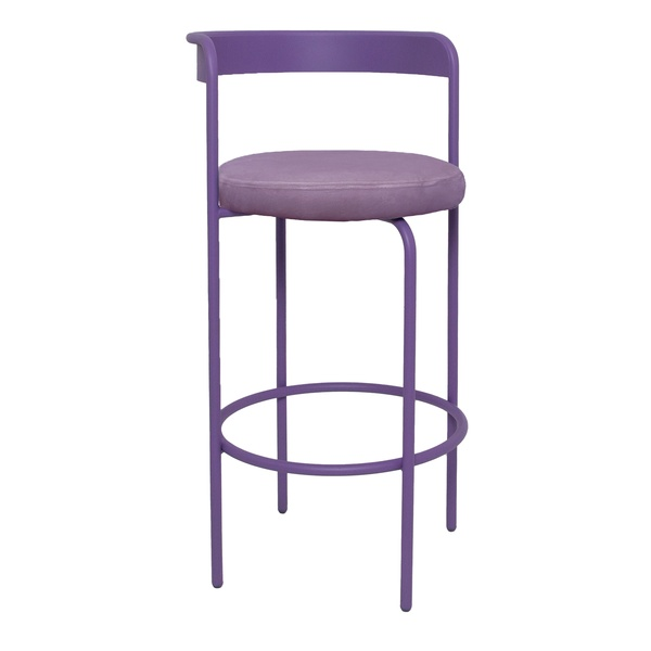 Стул барный Колори, Фиалковое мороженое + Нежная орхидея