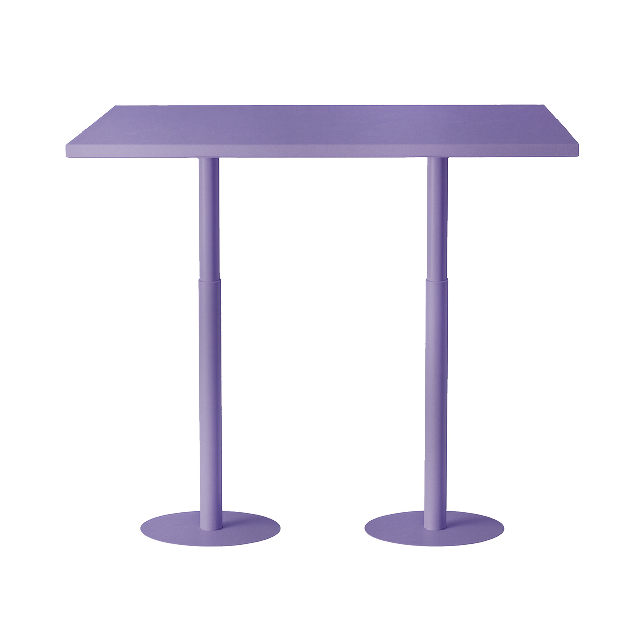 Стол коктейльный, Твист Прямоугольный М, Фиалковое мороженое +Нежная орхидея(телескопические ноги)  - Фото миниатюра 1