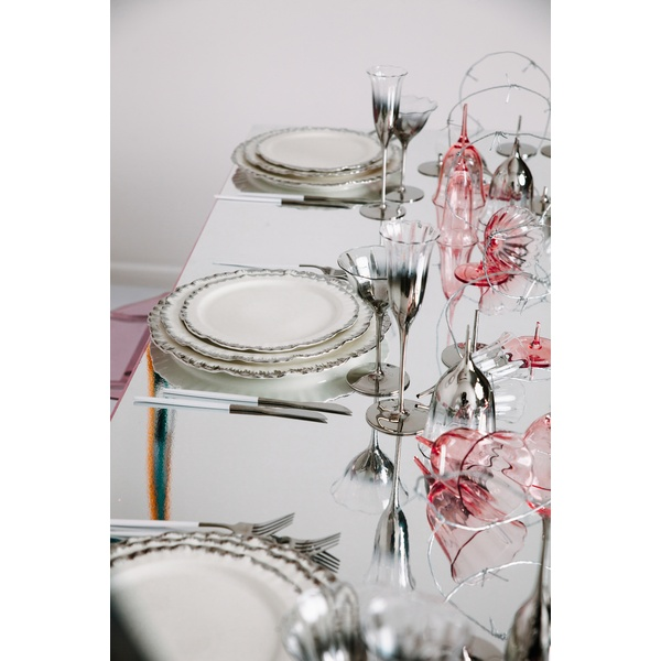 Порционная тарелка Подсолнух Серебро С - Фото 5