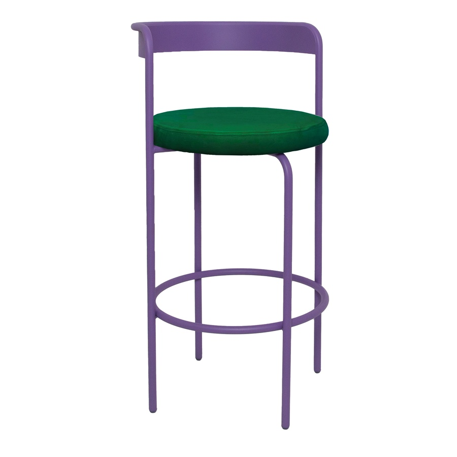 Стул барный Колори, Фиалковое мороженое + Изумрудный - Фото миниатюра 1