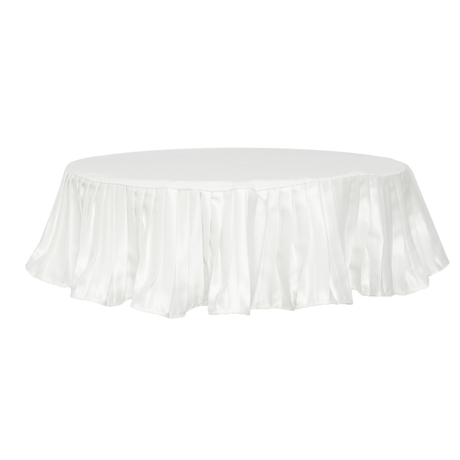 Шапочка плиссированная коктейльный стол Твист Круглый  - Фото миниатюра 1