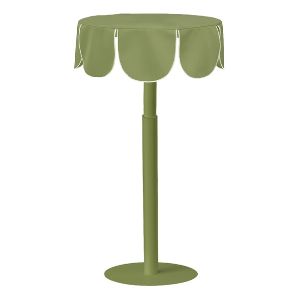 Комплект Стол "Да,капитан" Твист Фисташковое пралине + матча с белым кантом, велюр 