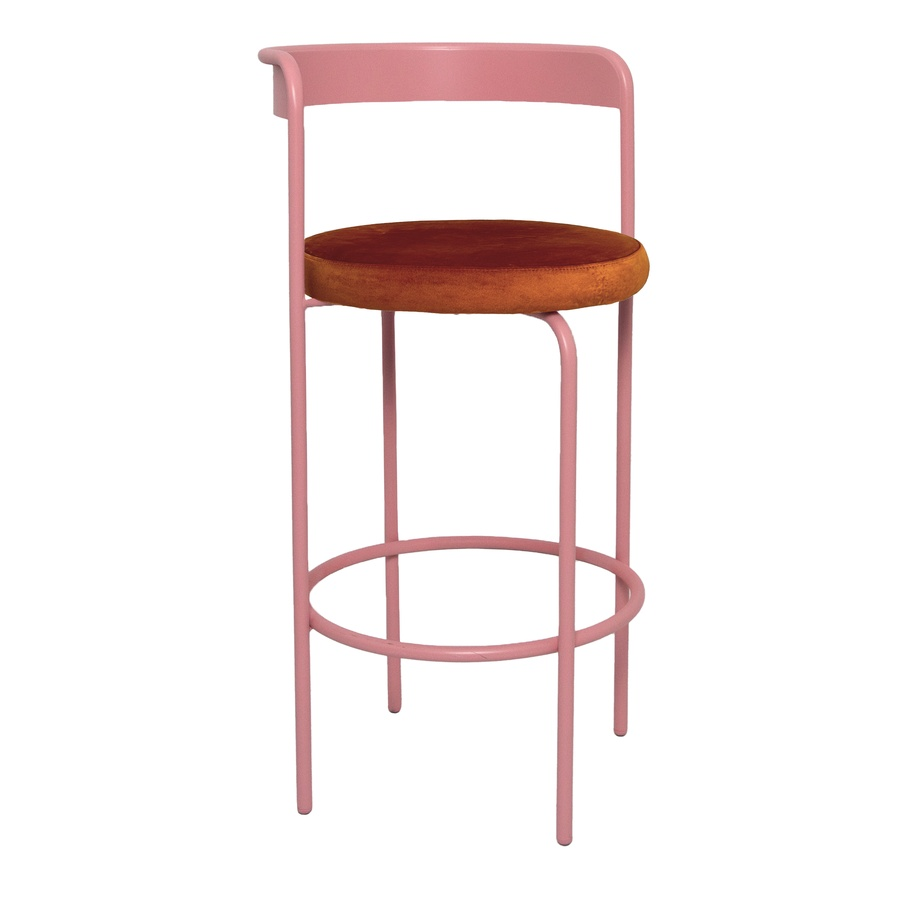 Стул барный Колори, Розовая помада + Терракотовый - Фото миниатюра 1