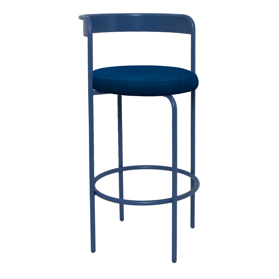 Стул барный Колори, Черничный йогурт + Глубокий синий - Фото миниатюра 1