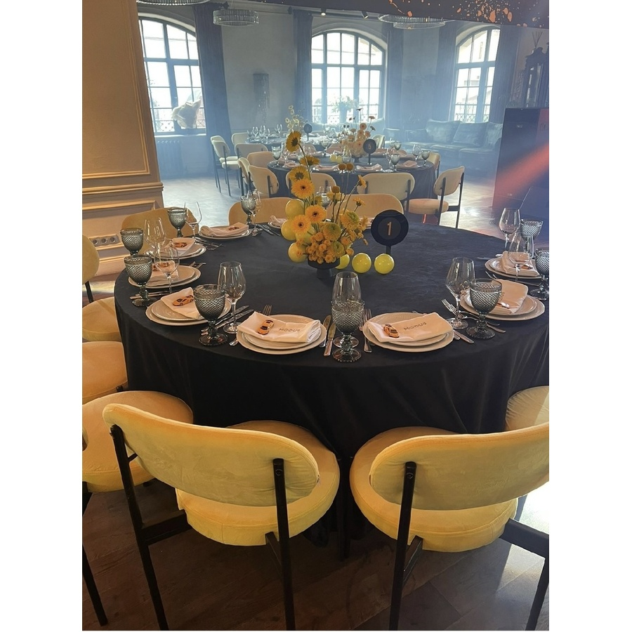 Стул Модерн Черный, Натуральный ротанг + Желтая субмарина - Фото миниатюра 3