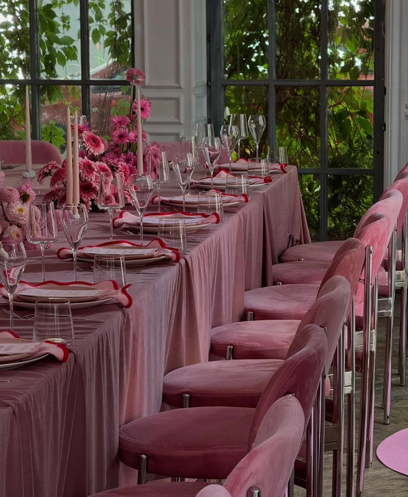 Салфетка-плейсмат Сквош, Клубника со сливками