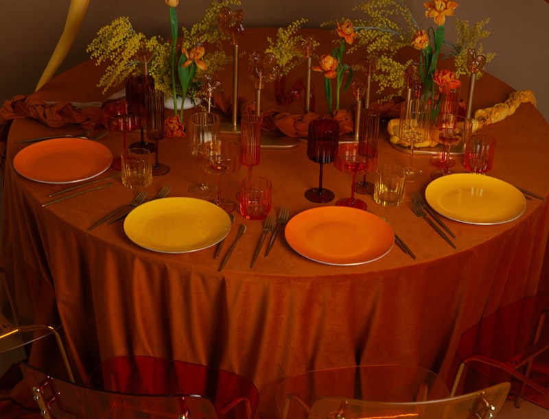 Тарелка ПИНТОН Фыквенный Треш  М