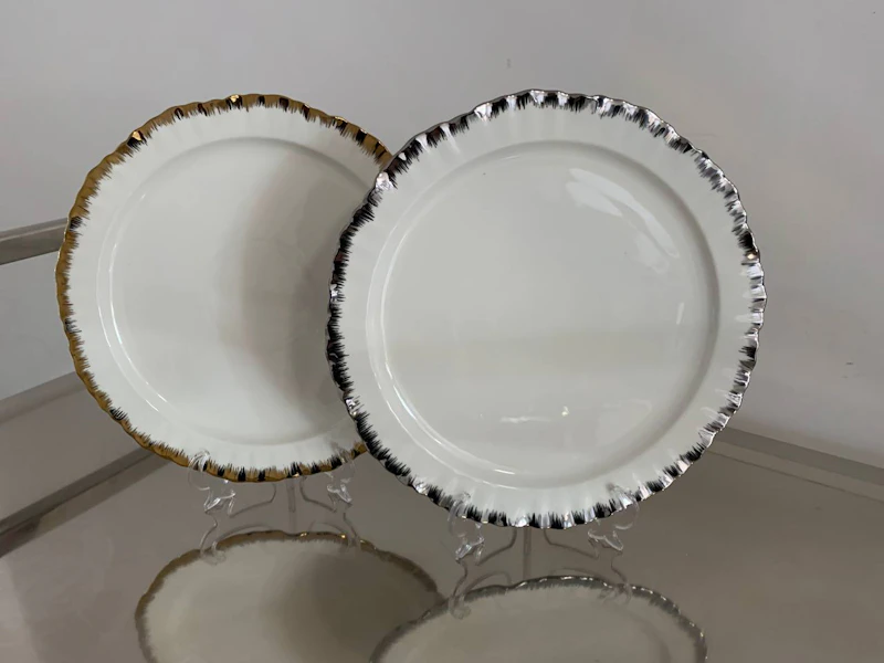 Порционная тарелка Подсолнух Золото М