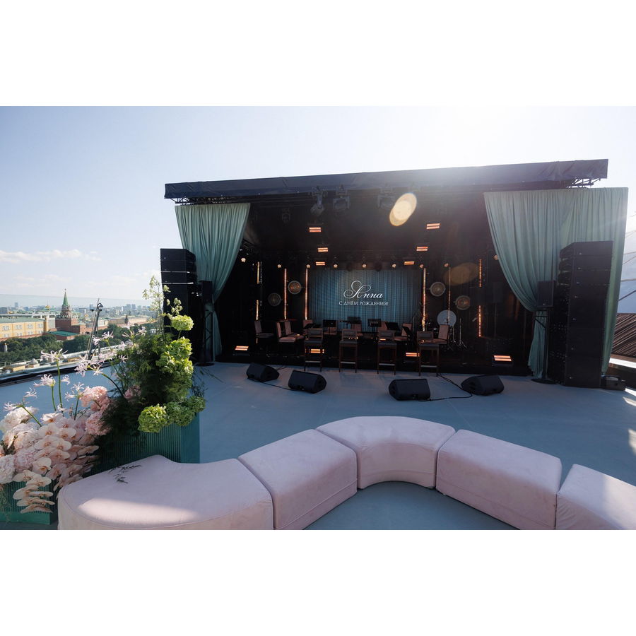 Пуф Кручу-верчу Змейка Выпуклый Розовый кварц - Фото миниатюра 2