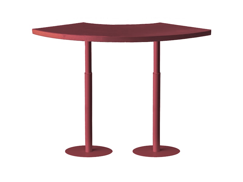 Стол коктейльный Твист Змейка С, пьяная вишня (телескопическая нога) 