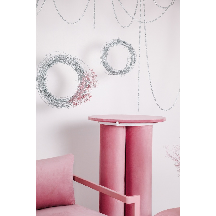 Коктейльный стол Сквош Куколка велюр  - Фото миниатюра 5