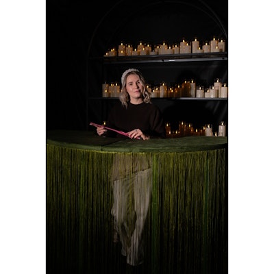 Стол коктейльный Твист Змейка С, Фисташковое пралине + матча (телескопические ноги) - изображение 7