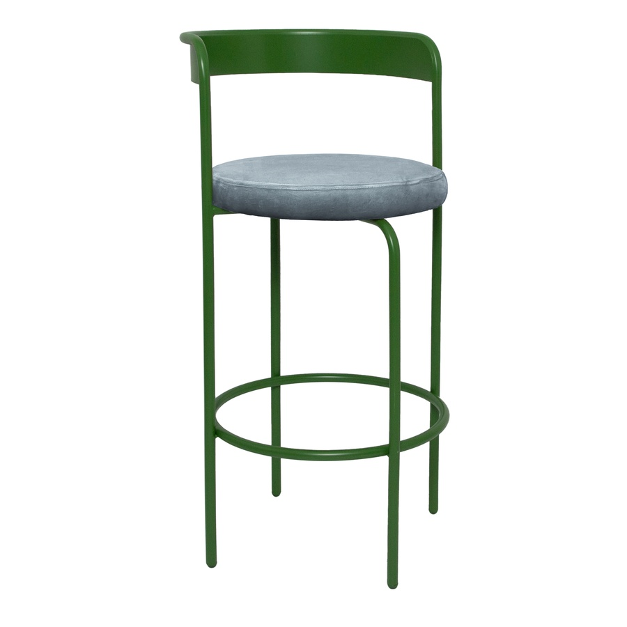 Стул барный Колори, Фисташковое пралине + Серо-голубой - Фото миниатюра 1