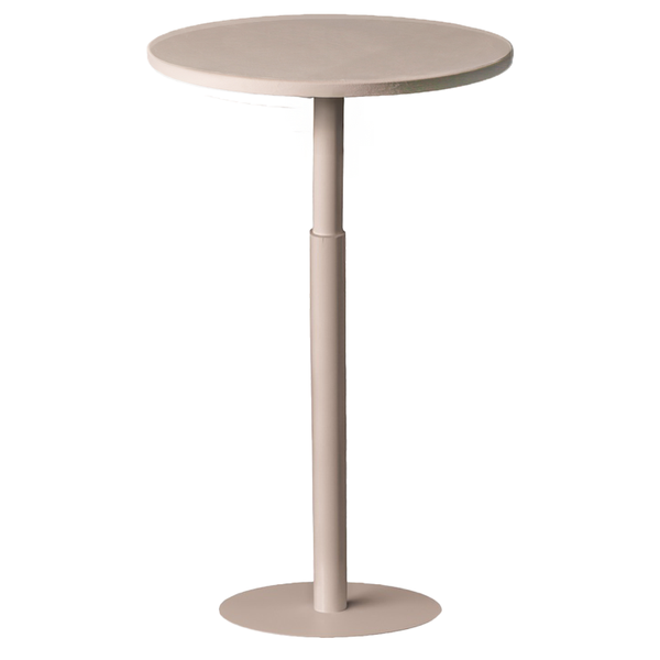 Стол коктейльный Твист Круглый, Кремовый бисквит 