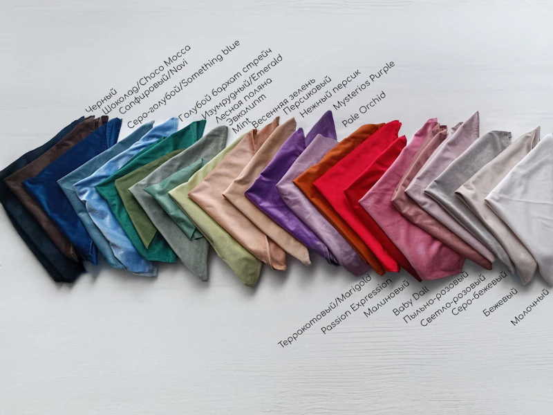 Салфетка  велюр, бежевая