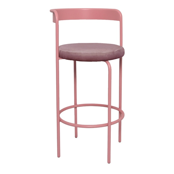 Стул барный Колори, Розовая помада + Розовая помада