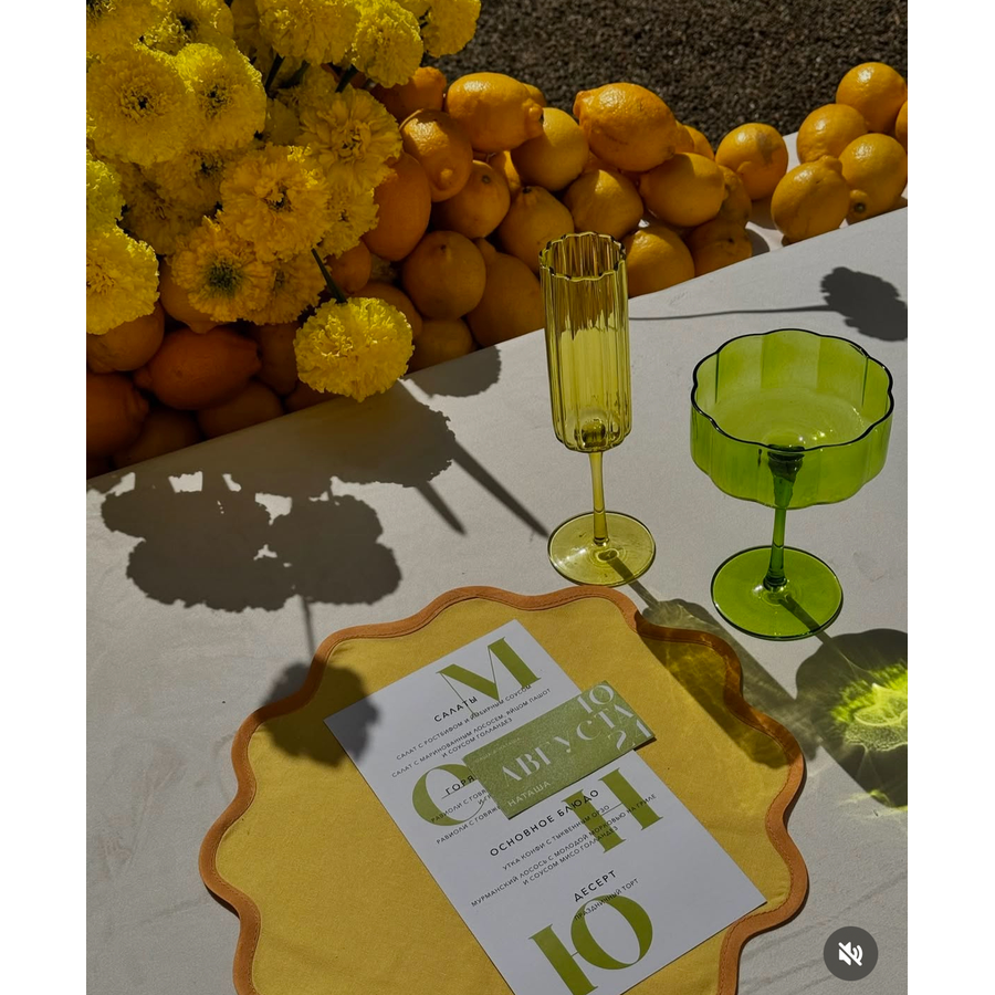 Салфетка-плейсмат Сквош, Вино из одуванчиков - Фото миниатюра 7