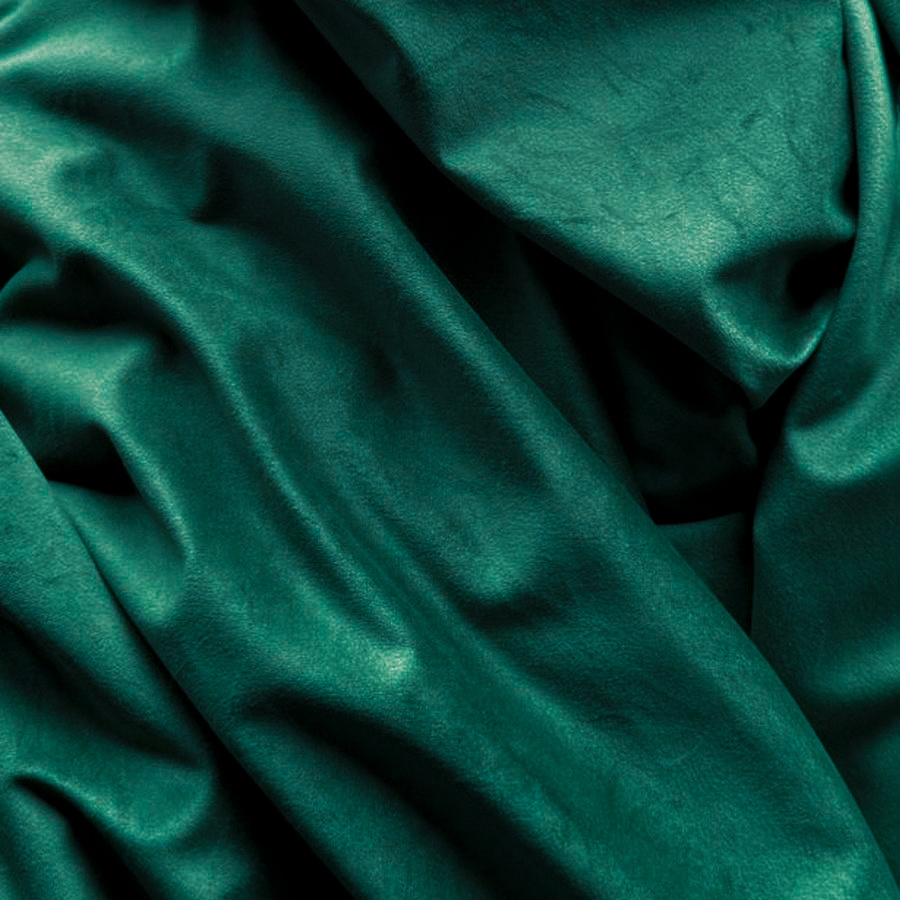 Изумрудный велюр (наотрез от 1 метра) - Фото миниатюра 1
