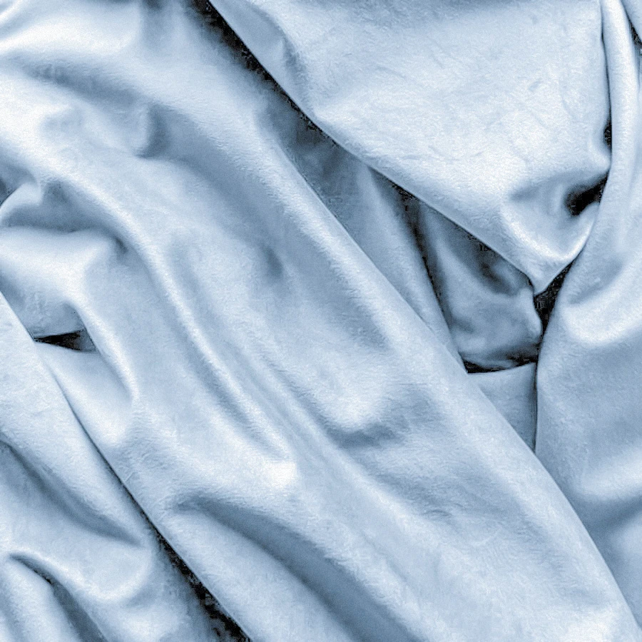 Чехол на пуф Ван Гог голубой