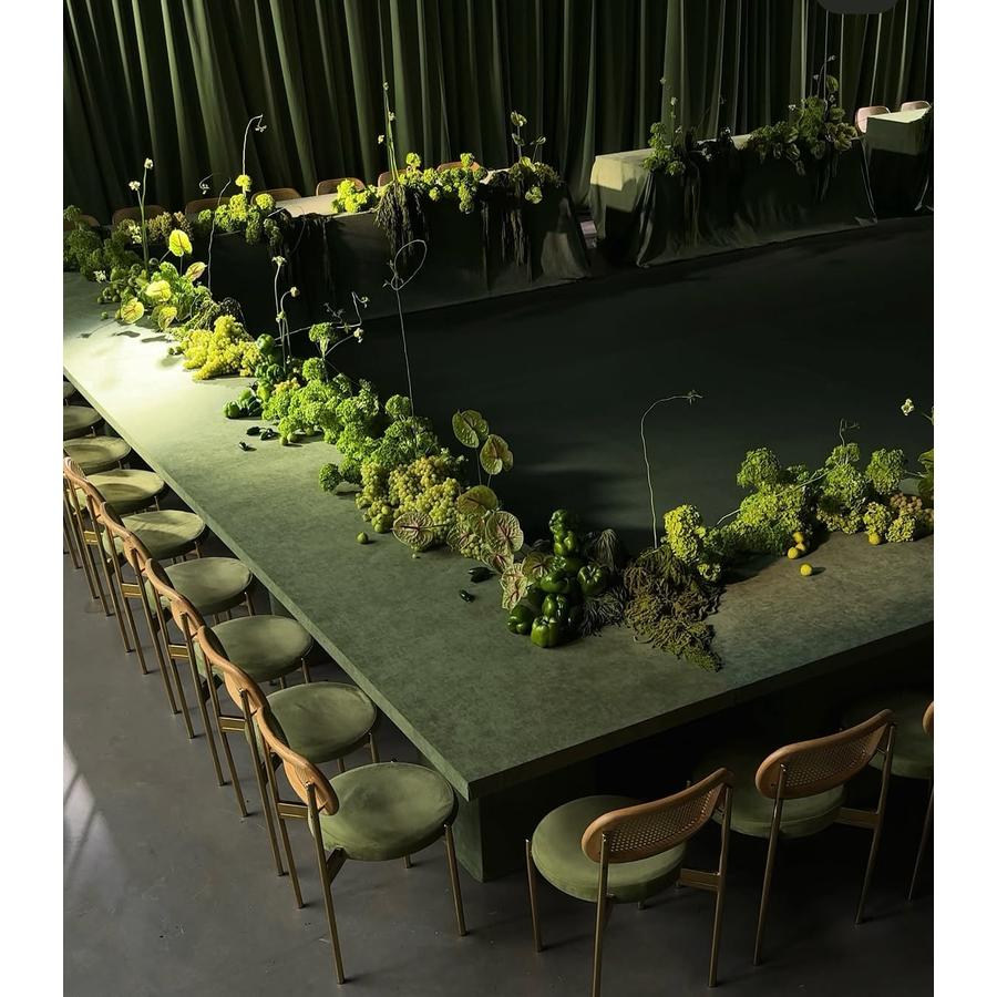 Стул Модерн Золото, Натуральный ротанг + Матча - Фото миниатюра 3