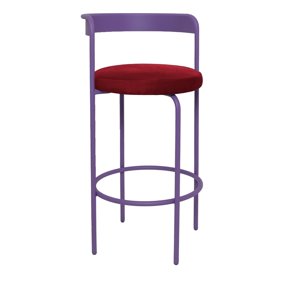 Стул барный Колори, Фиалковое мороженое + Бордо - Фото миниатюра 1