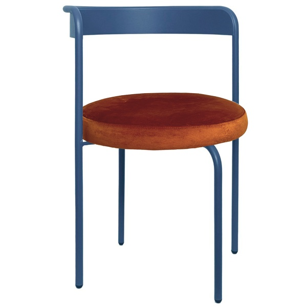 Стул Колори, Черничный йогурт + Терракотовый