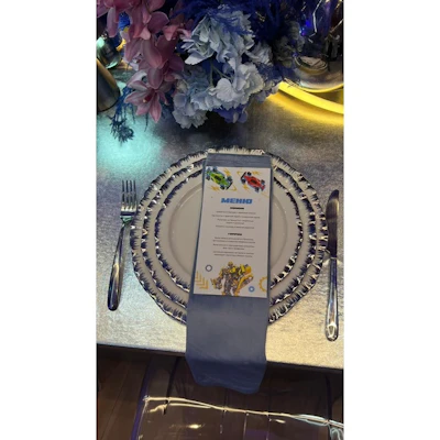 Порционная тарелка Подсолнух Серебро С - изображение 7