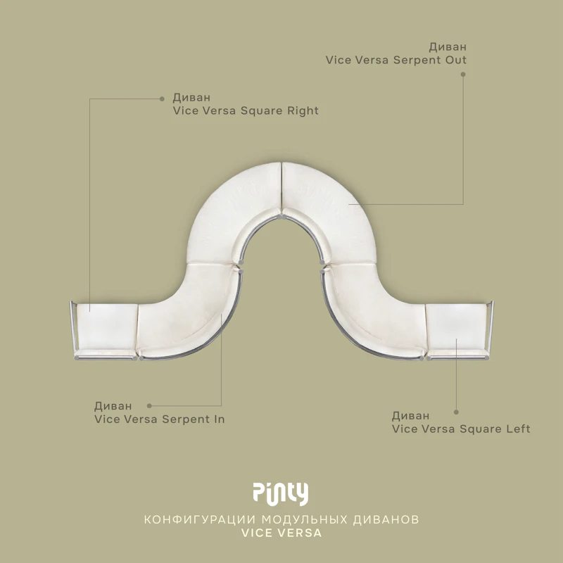 Пуф Кручу-верчу Квадрат Нежная орхидея