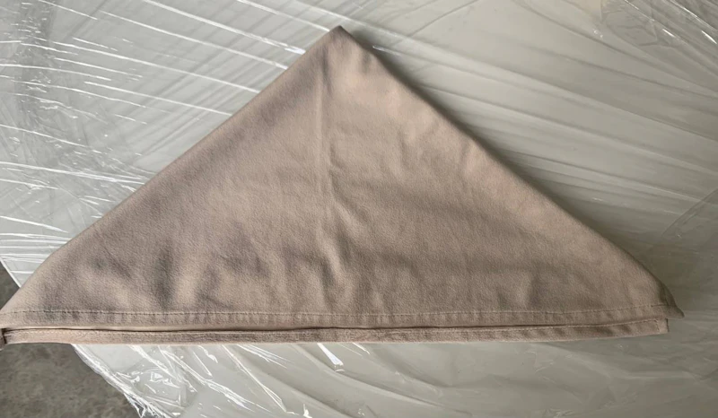 Салфетка велюр, бежевая