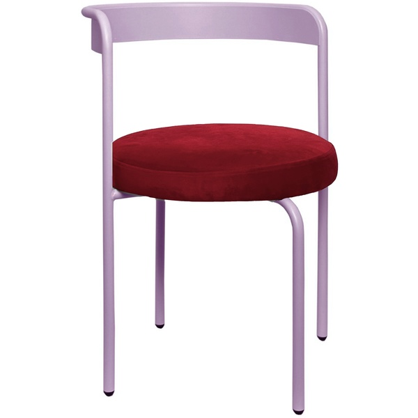 Стул Колори, Фиалковое мороженое + Бордо