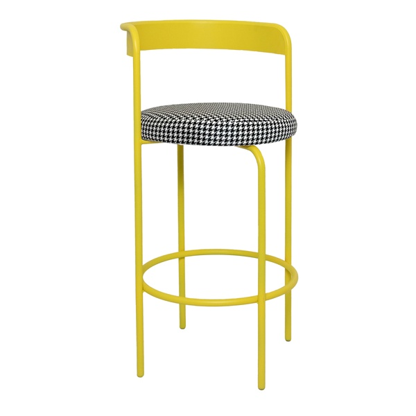 Стул барный Колори, Лимонный капкейк + Гусиная лапка