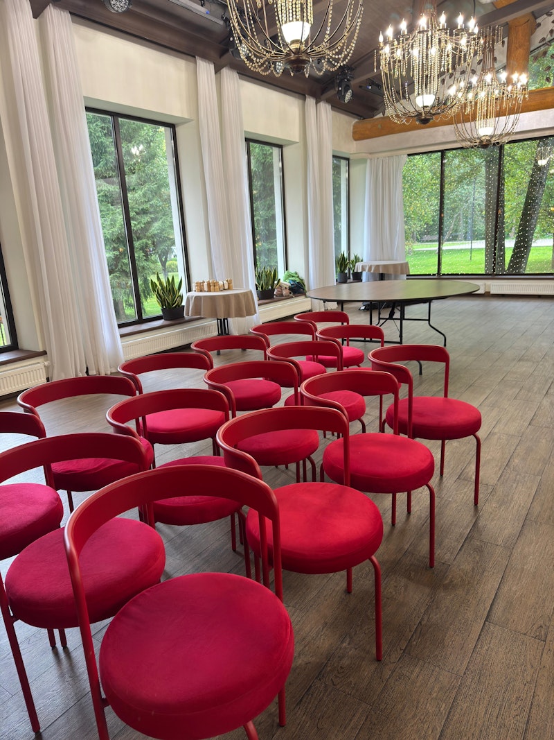 Стул Колори, Красный бархат + Малиново-красный