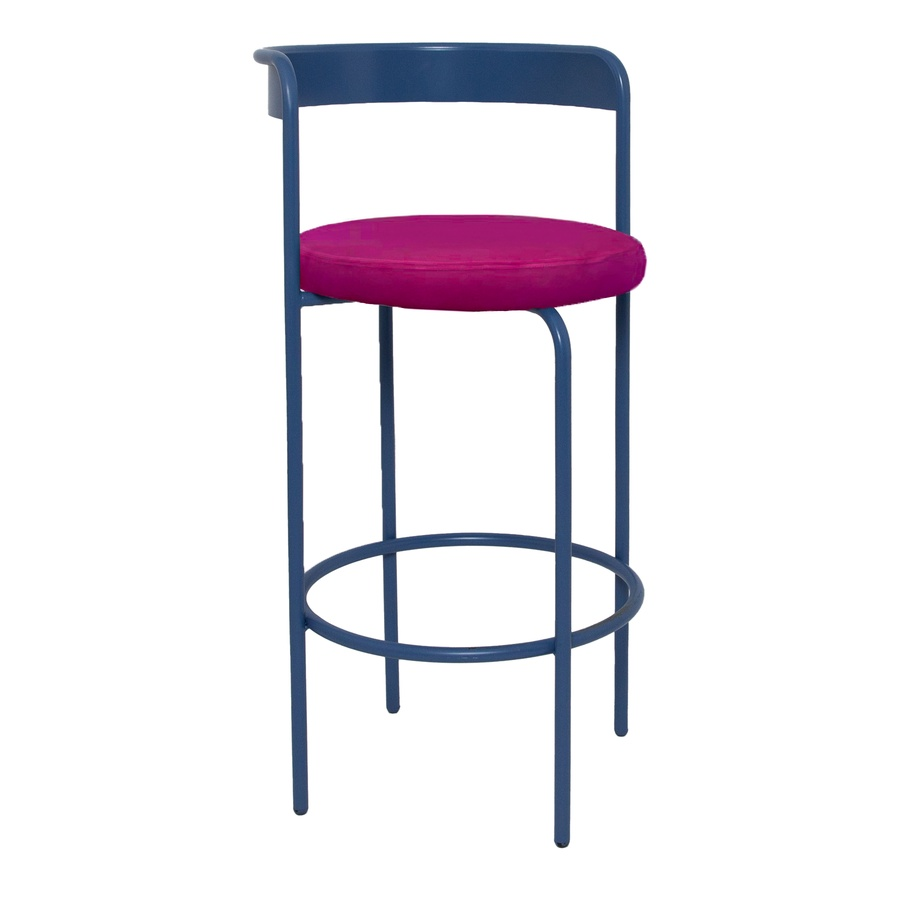 Стул барный Колори, Черничный йогурт + Манящая фуксия - Фото миниатюра 1