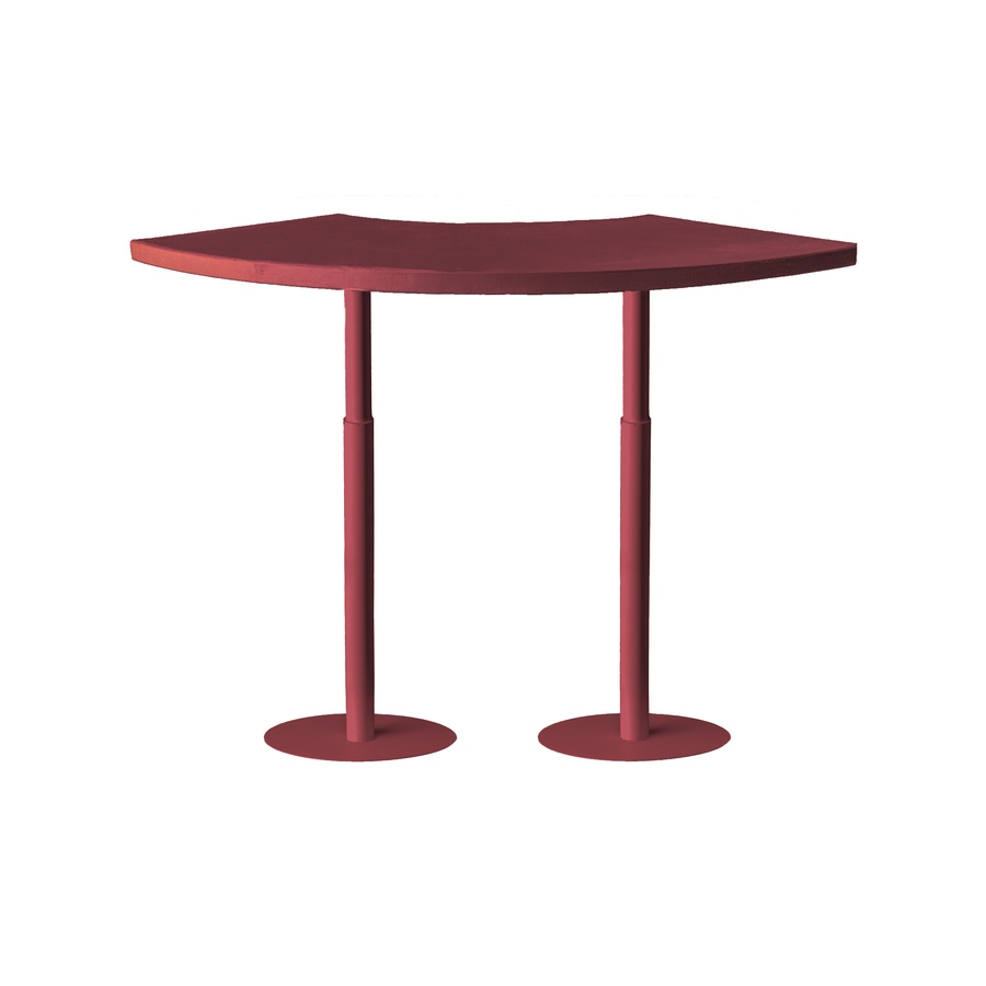 Стол коктейльный Твист Змейка С, пьяная вишня (телескопическая нога)  - Фото миниатюра 1